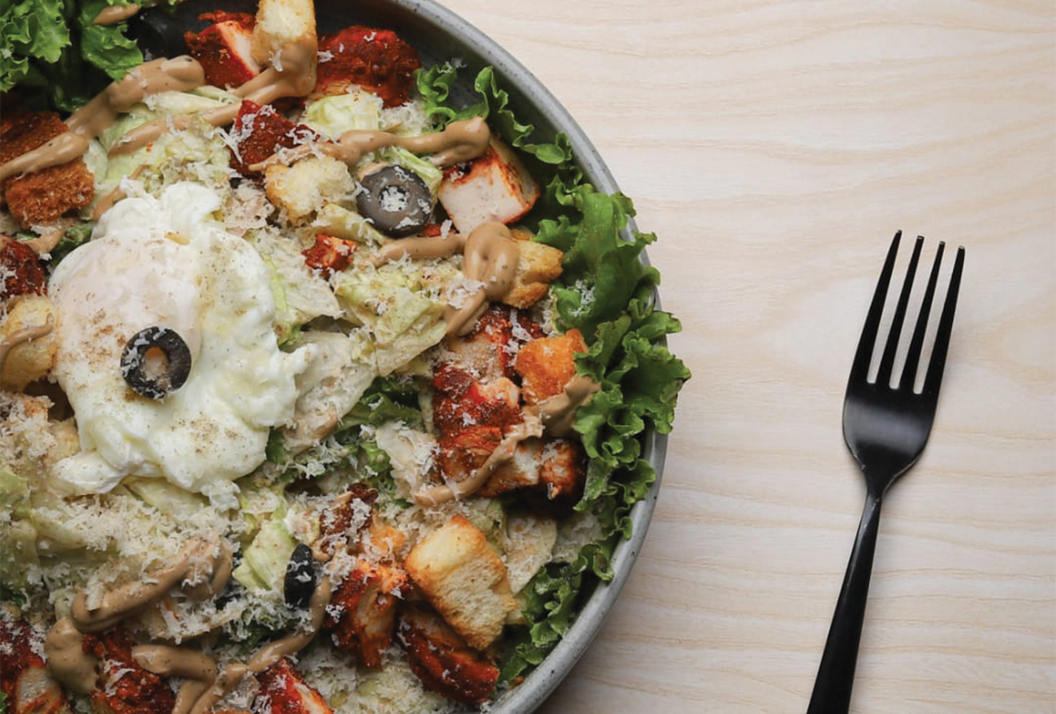 Tandoori Chicken Caesar Salad
