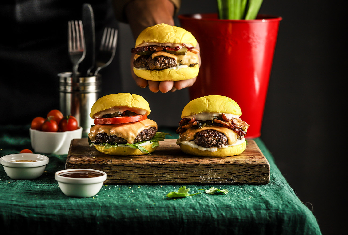 Double Decker Beef Burger