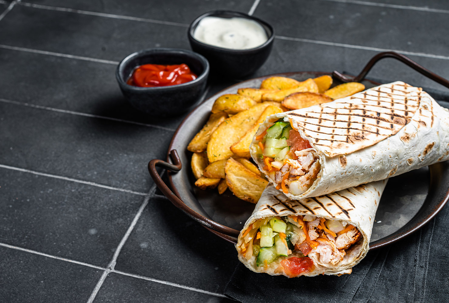 Gourmet Special Shawarma Rumali Roll