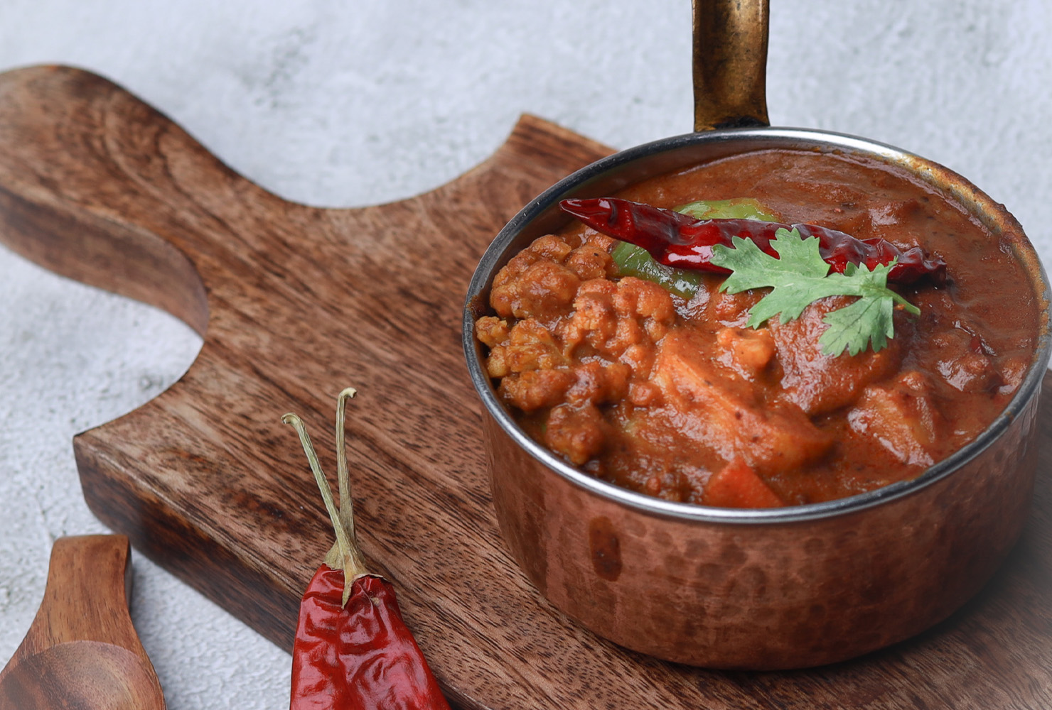 Kadai Style Vegetable Curry