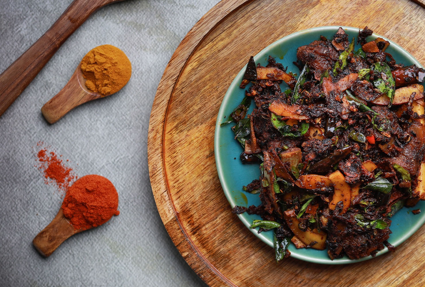 Mutton Coconut Dry Fry