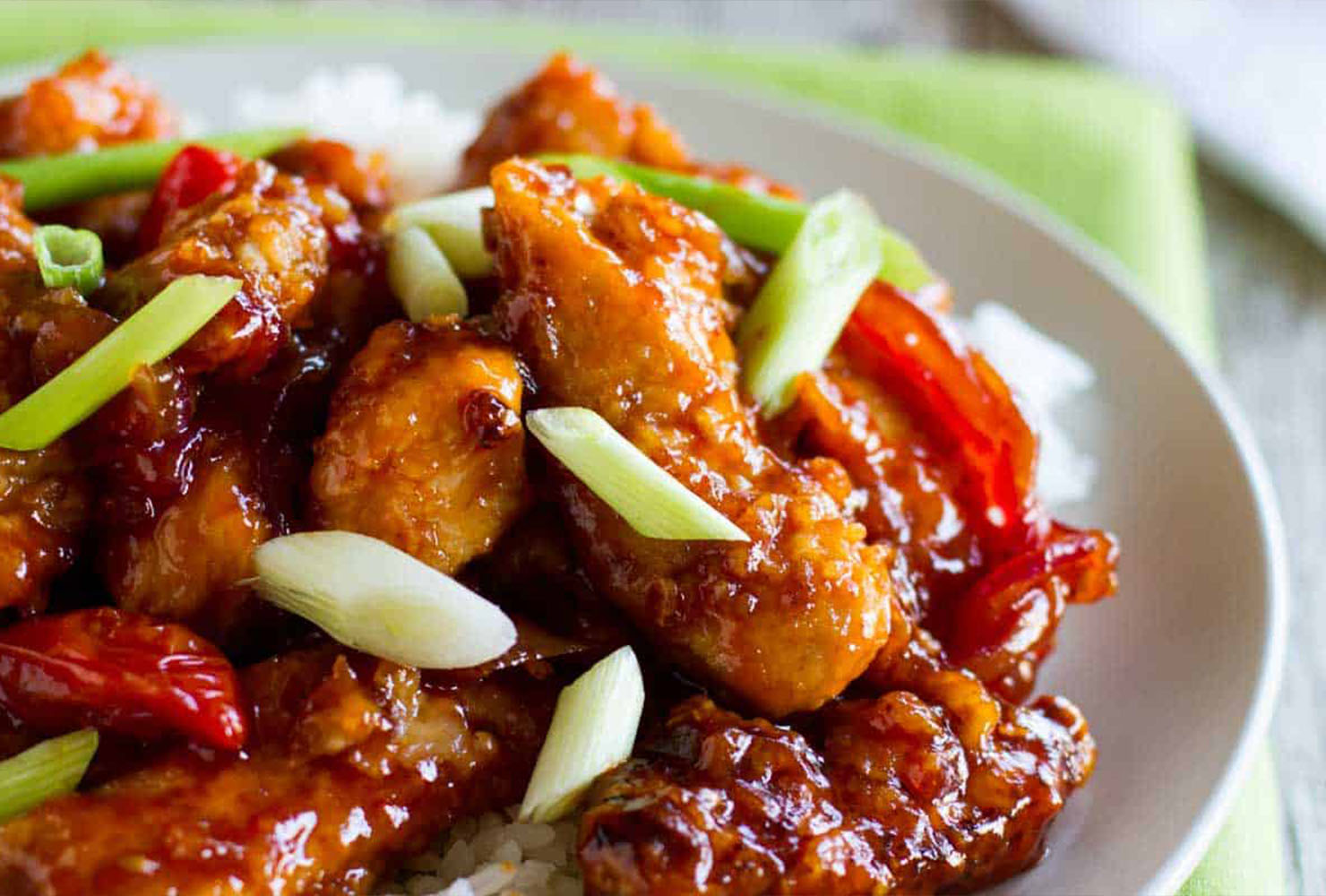 Oyster Chilli Chicken Dry