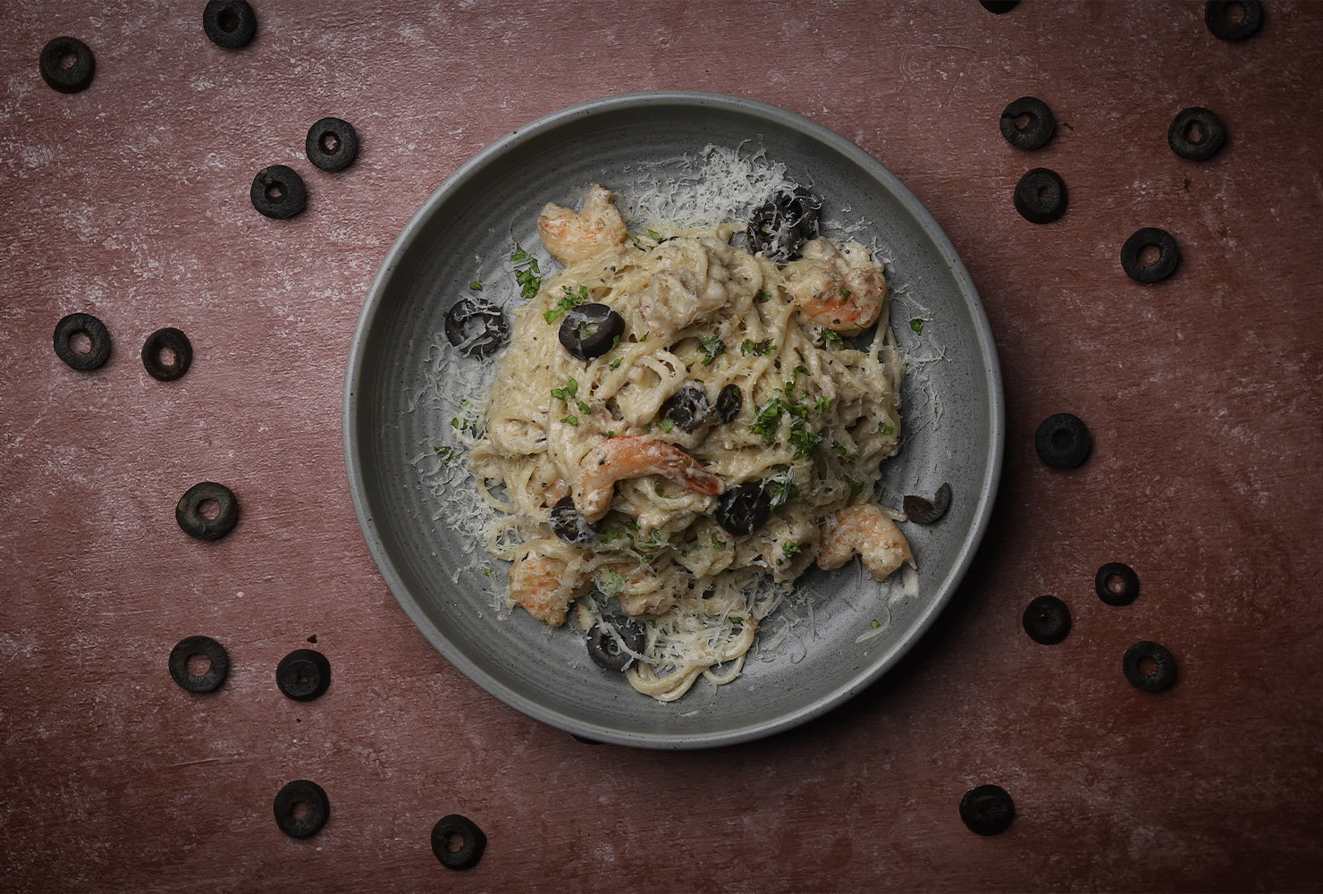 Seafood Marinara Pasta (White Sauce)