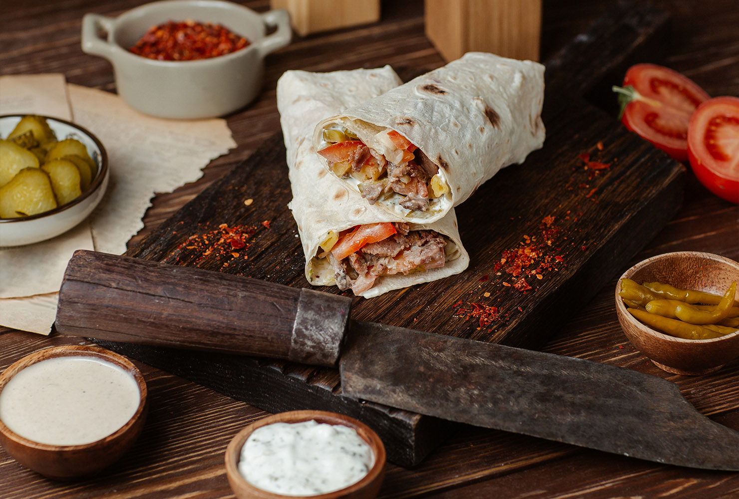 Shawarma Extra Spicy (Roll)