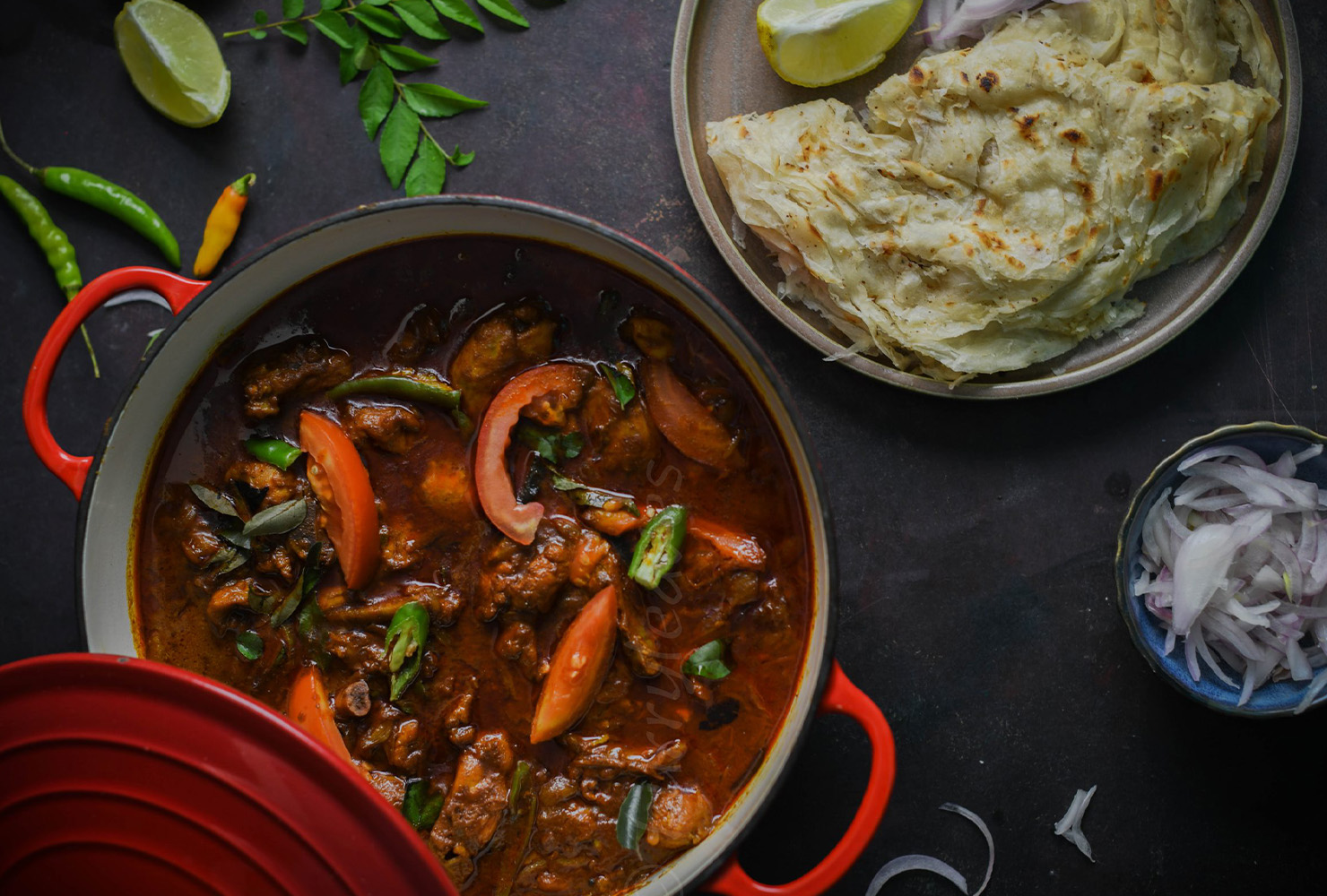 Varutharacha Chicken Curry